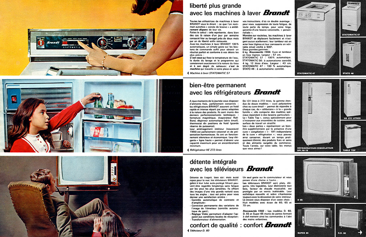 Publicit� Brandt 1966