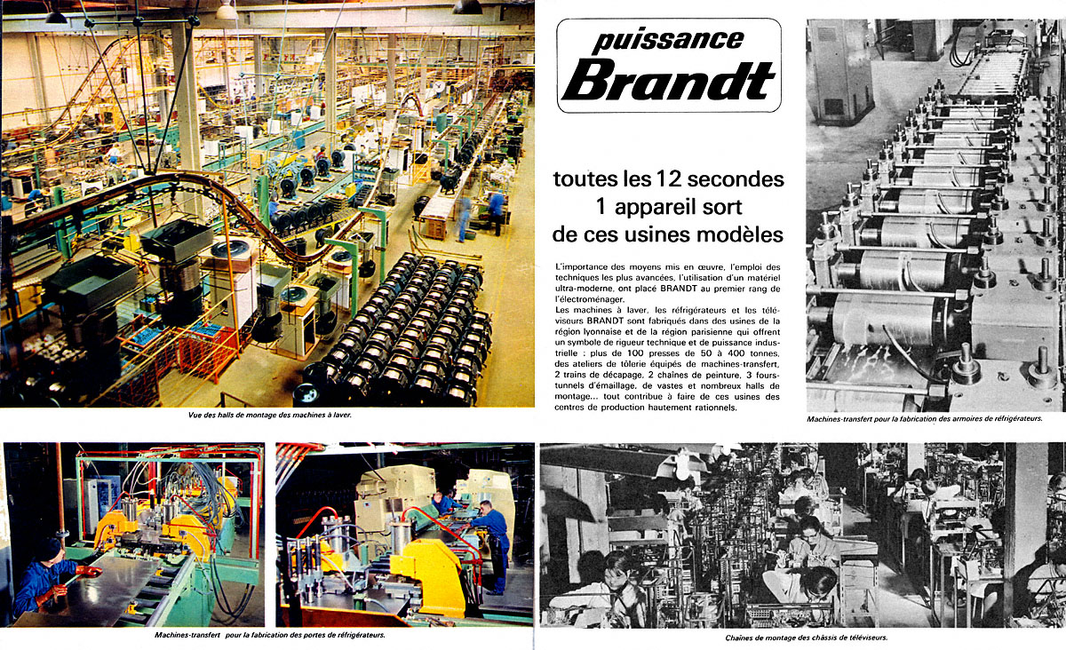Publicit� Brandt 1966