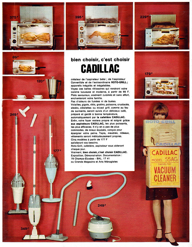 Publicit� Cadillac 1966