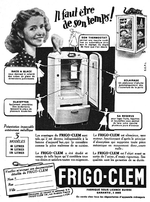 Publicité Clem 1952