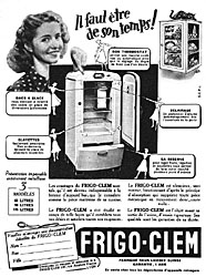 Publicit Clem 1952
