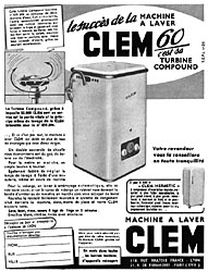 Publicit Clem 1955