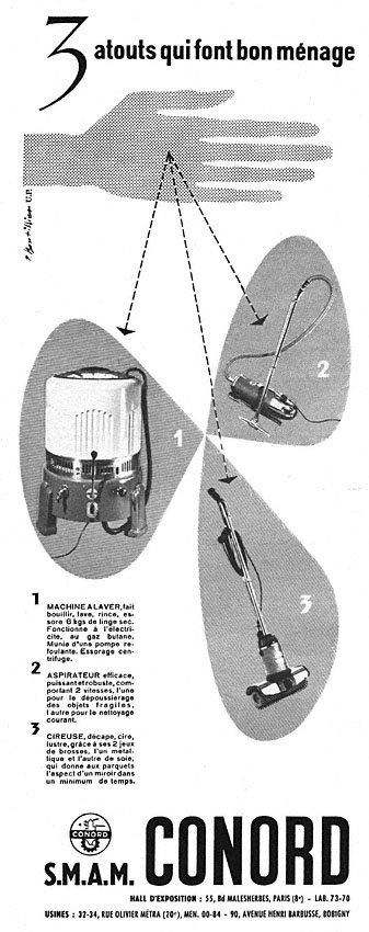 Publicité Conord 1951