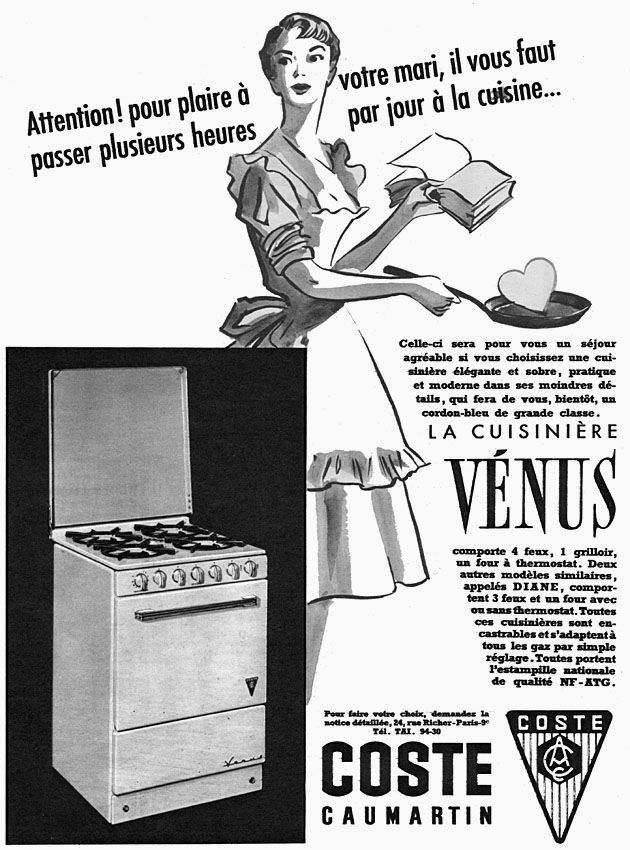 Publicité Coste 1955