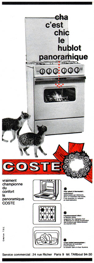 Publicité Coste 1963