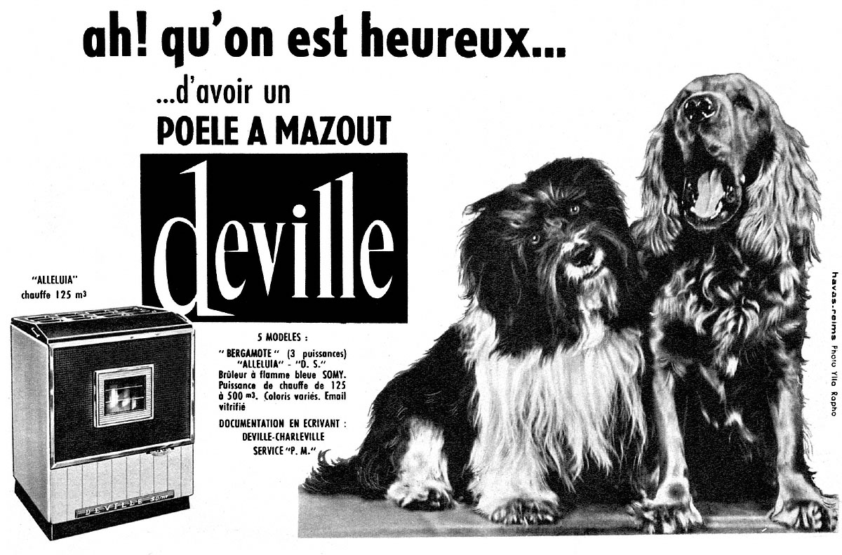 Publicité Deville 1962