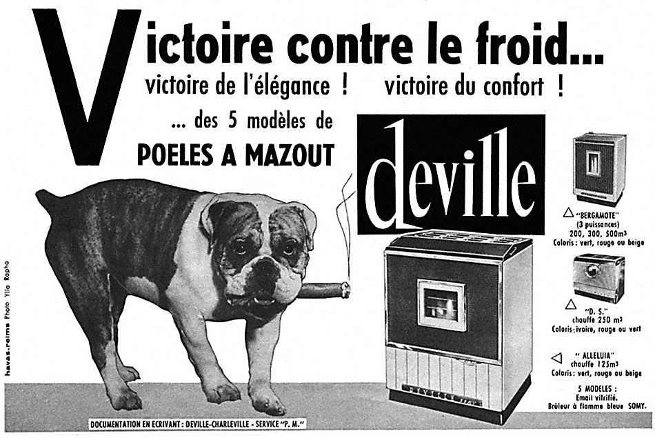Publicité Deville 1962