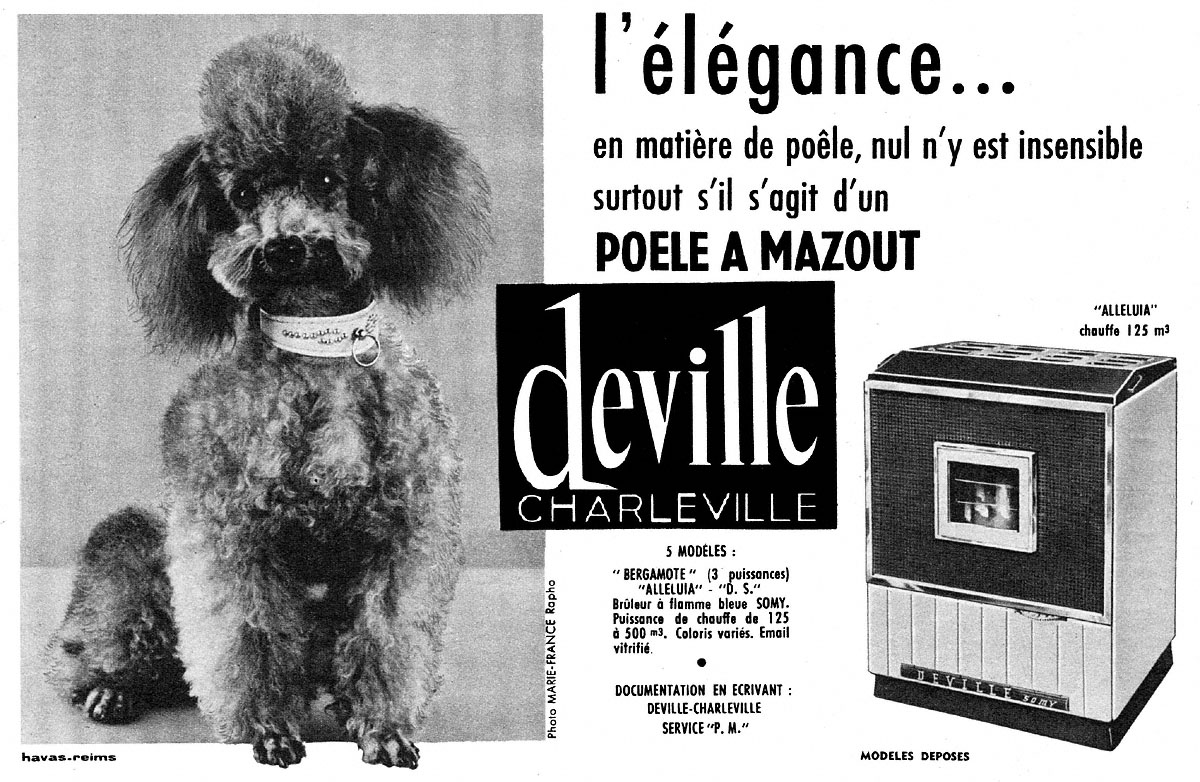 Publicité Deville 1962