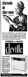 Publicit Deville 1963