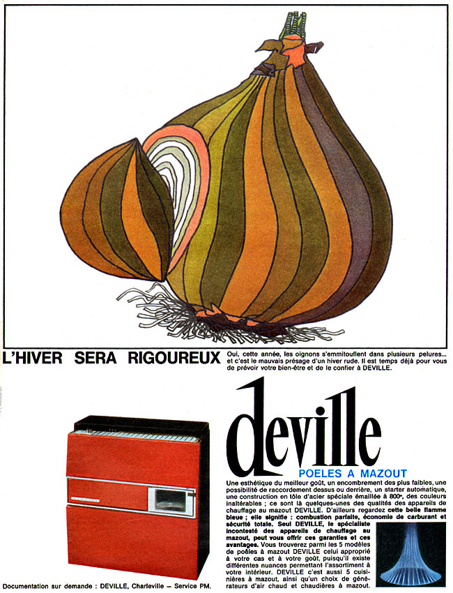 Publicité Deville 1965