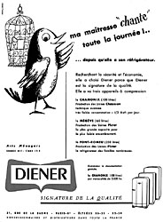 Publicit Diener 1954