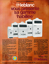Publicité Elm Leblanc 1969