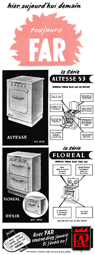 Publicité Far 1953