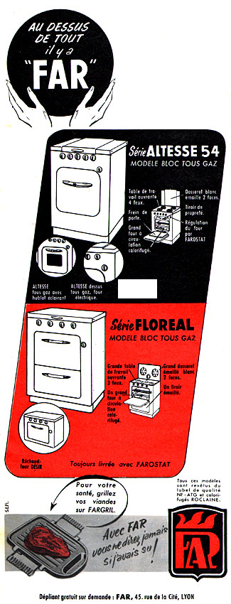 Publicité Far 1954