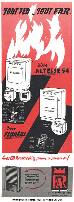 Publicité Far 1954