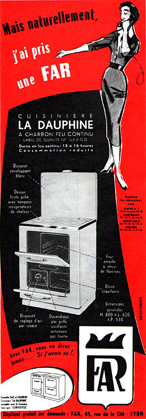 Publicité Far 1956