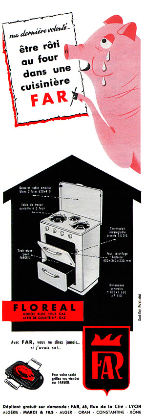 Publicité Far 1957