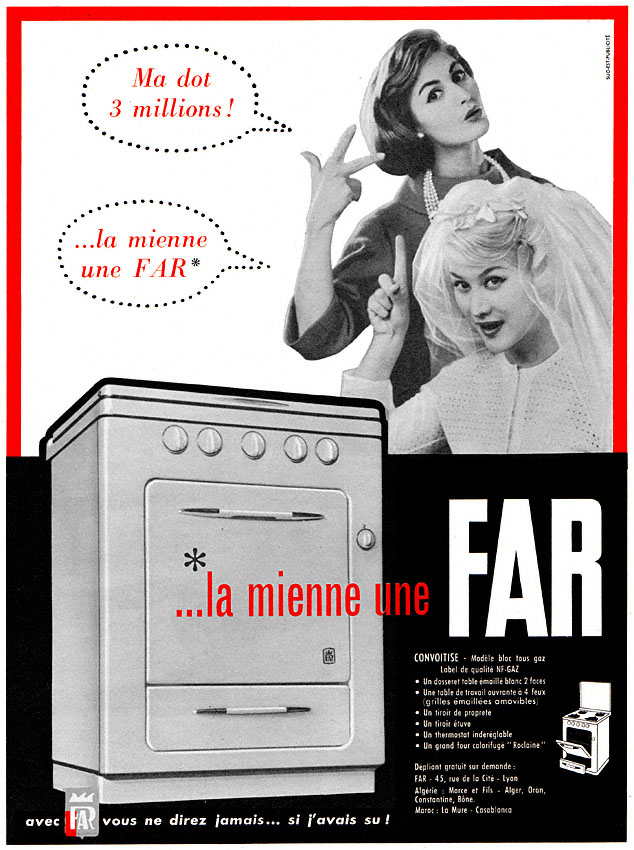 Publicité Far 1958