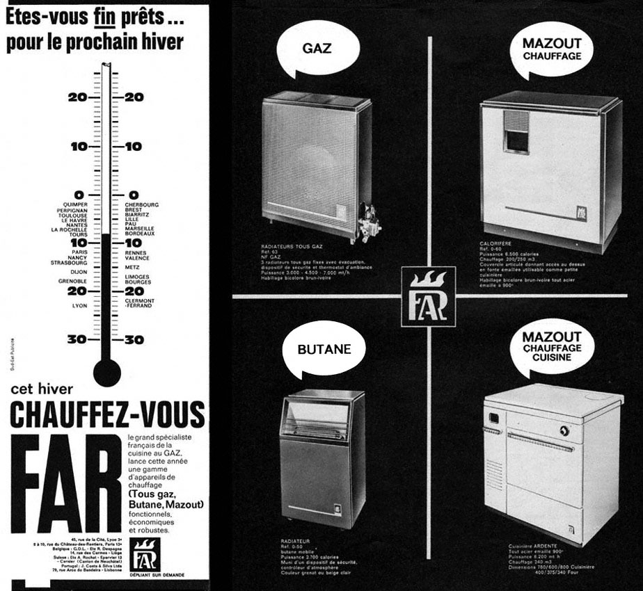 Publicité Far 1963