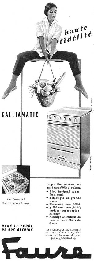 Publicité Faure 1958