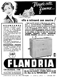 Publicit Flandria 1955