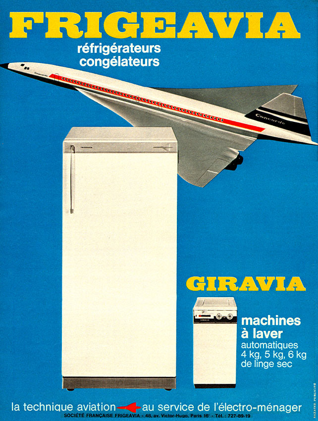 Publicité Frigeavia 1969