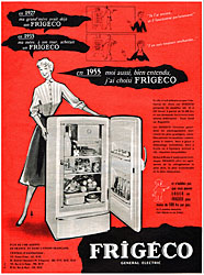 Publicit Frigco 1955