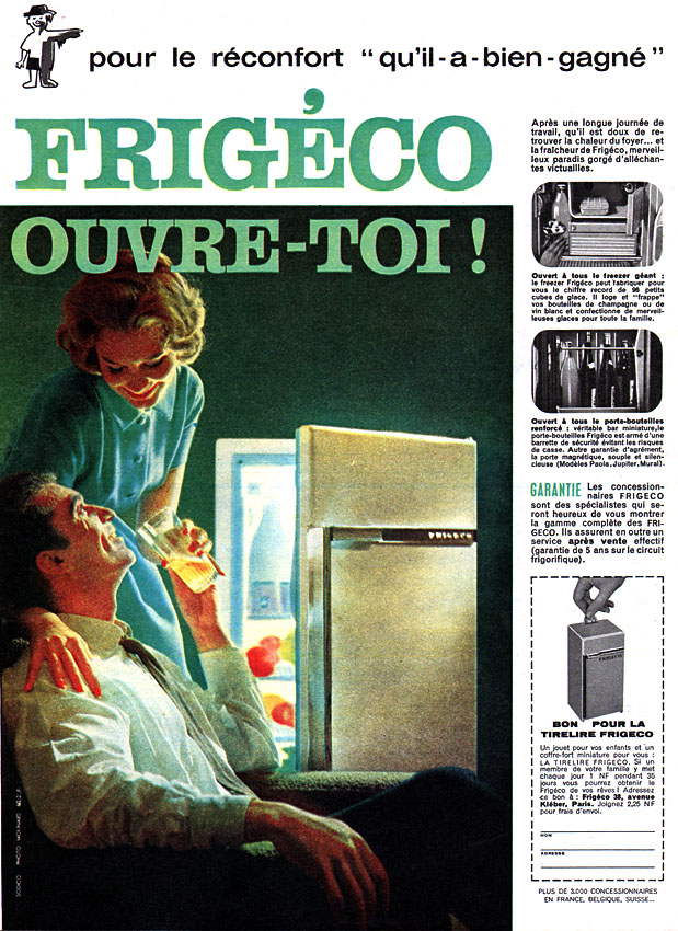 Publicité Frigco 1960