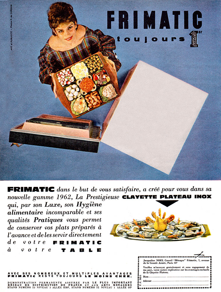 Publicité Frimatic 1962