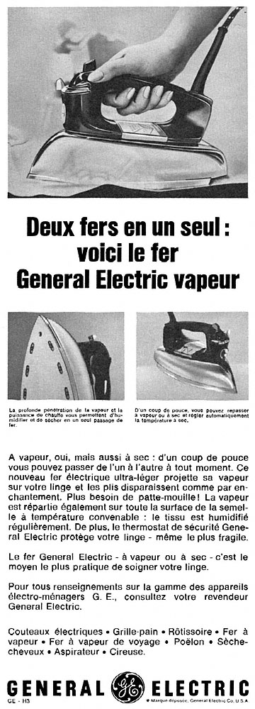 Publicit� General Electric 1965