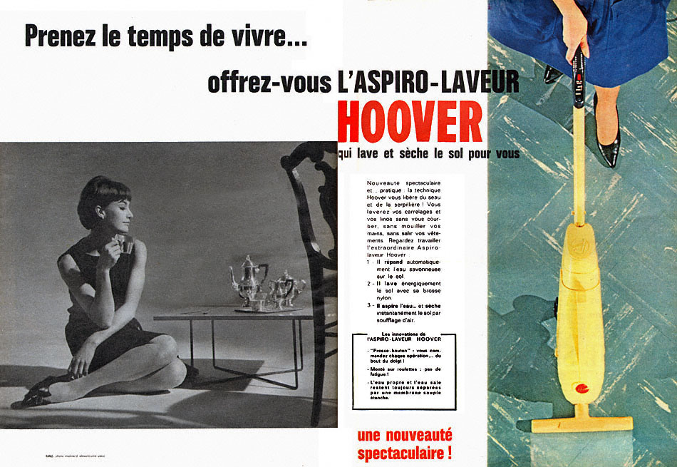 Publicité Hoover 1961