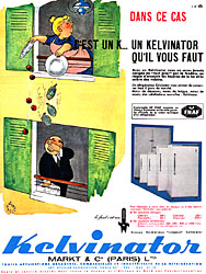 Publicit Kelvinator 1960