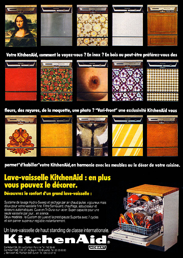 Publicité KitchenAid 1974