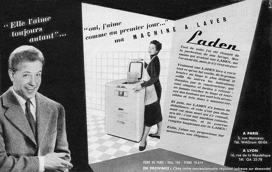 Publicité Laden 1954
