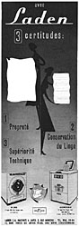 Publicité Laden 1955