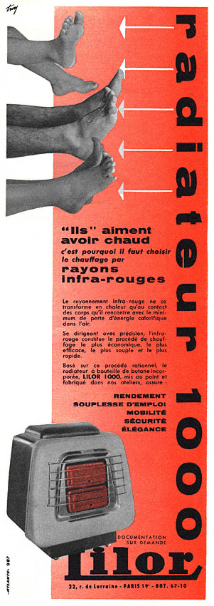Publicité Lilor 1956