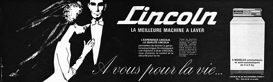 Publicité Lincoln 1964