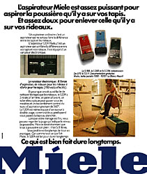 Publicit Miele 1973