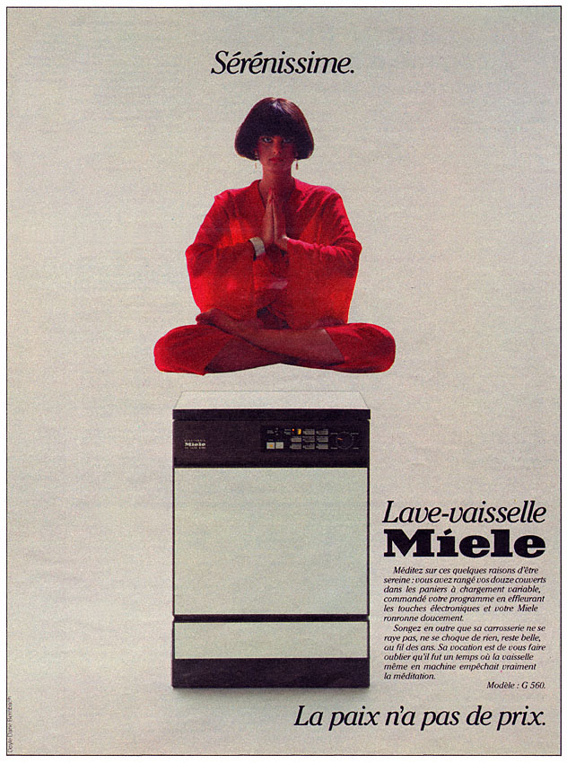 Publicité Miele 1984