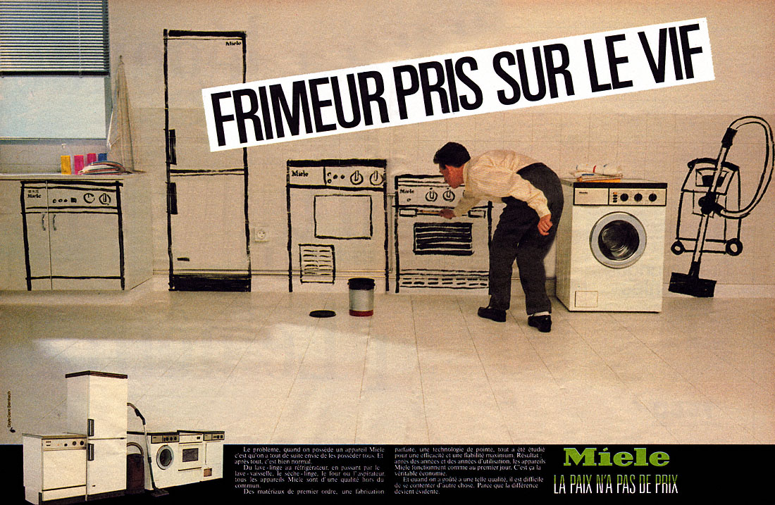 Publicité Miele 1985