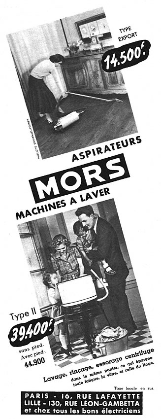 Publicité Mors 1950