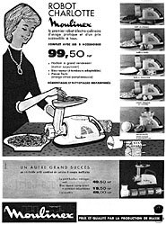 Publicité Moulinex 1960