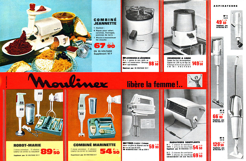 Publicité Moulinex 1964