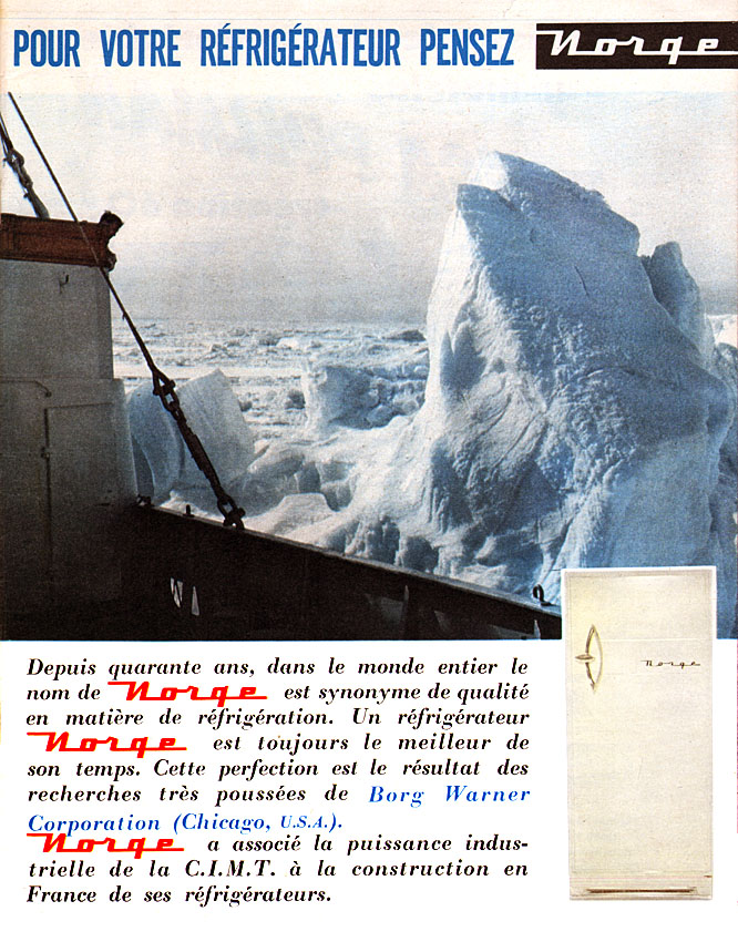 Publicité Norge 1960