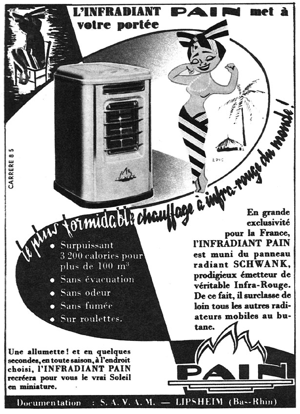 Publicité Pain 1956