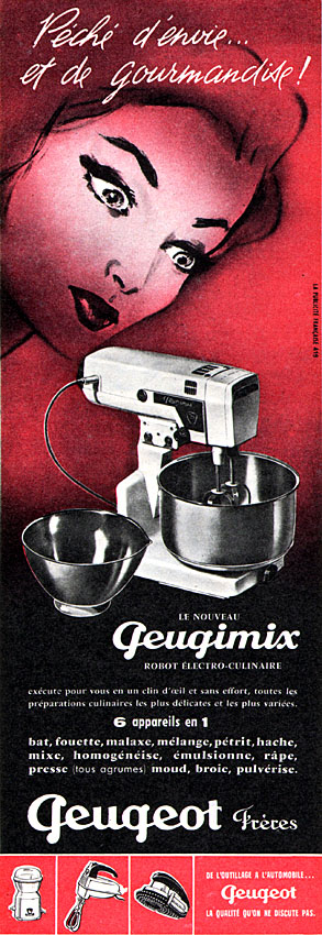 Publicité Peugeot 1960