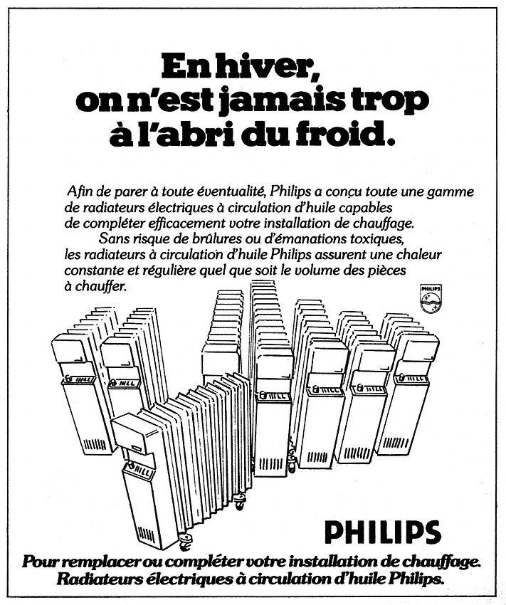 Publicité Philips 1974