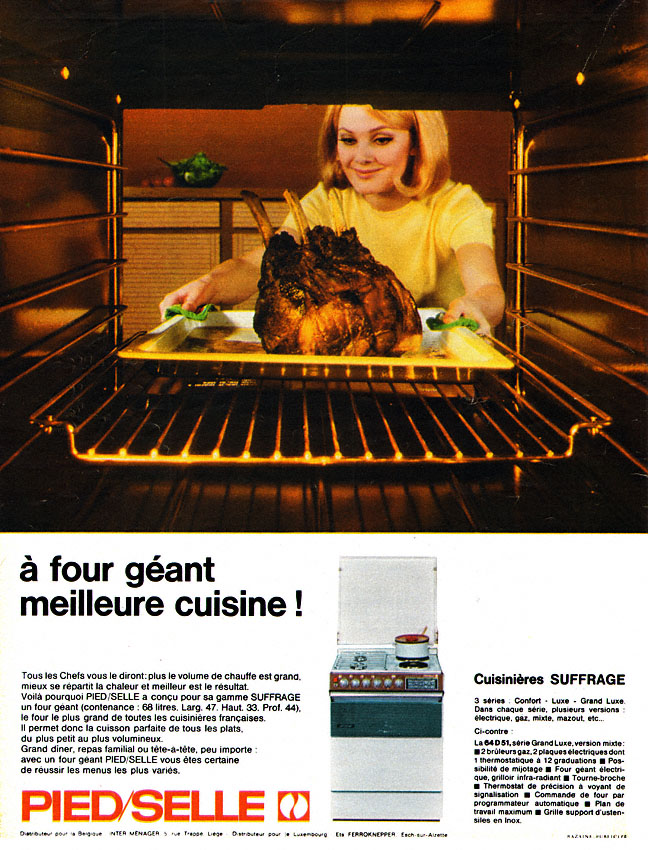 Publicité Pied Selle 1968