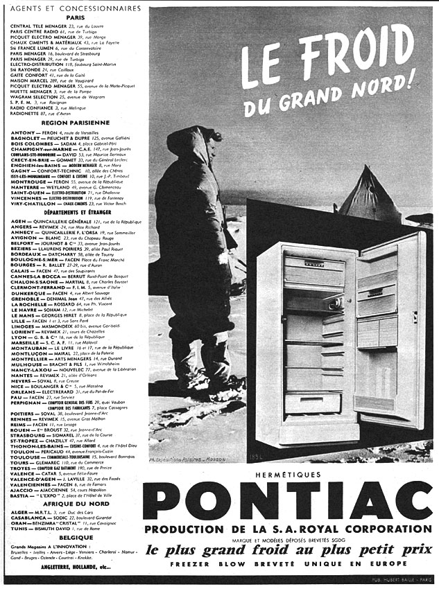 Publicité Pontiac 1960