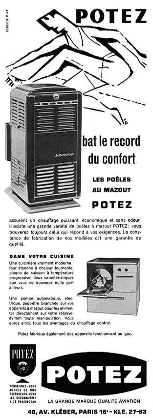 Publicité Potez 1959
